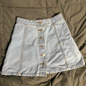 jean skirt